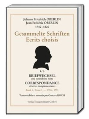 cover image of Johann Friedrich OBERLIN 1740-1826 Gesammelte Schriften